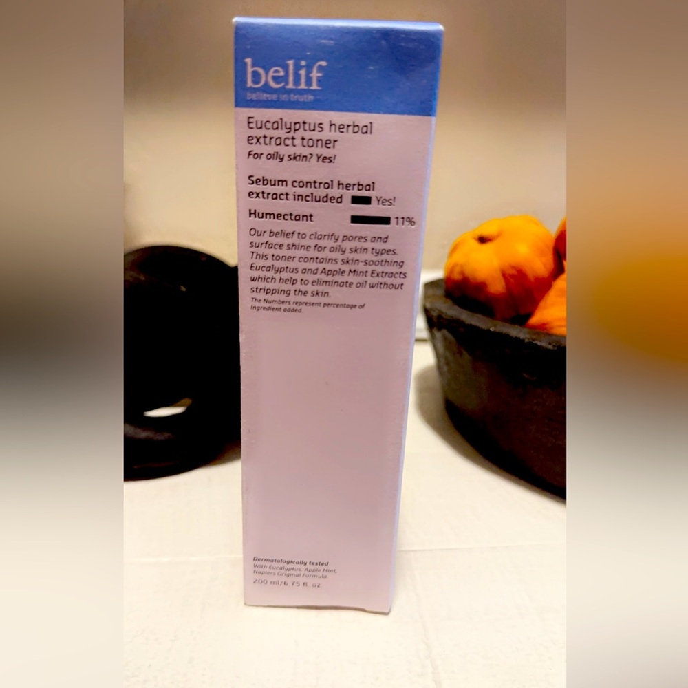 Belif skin care oily skin